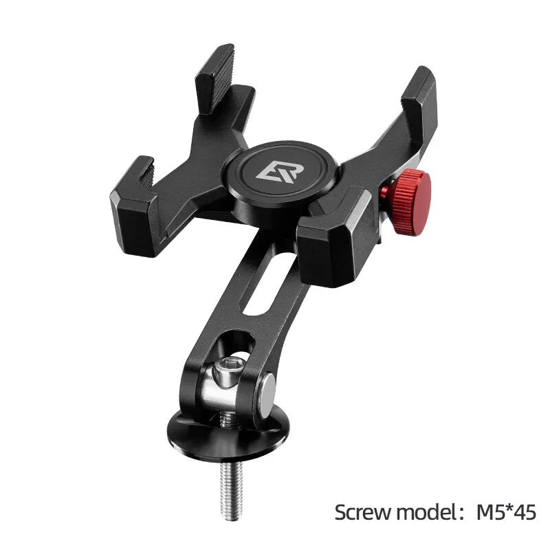 Soporte para teléfono móvil de bicicleta ROCKBROS, soporte para teléfono con manillar para teléfono inteligente de 4,7-7,09 pulgadas