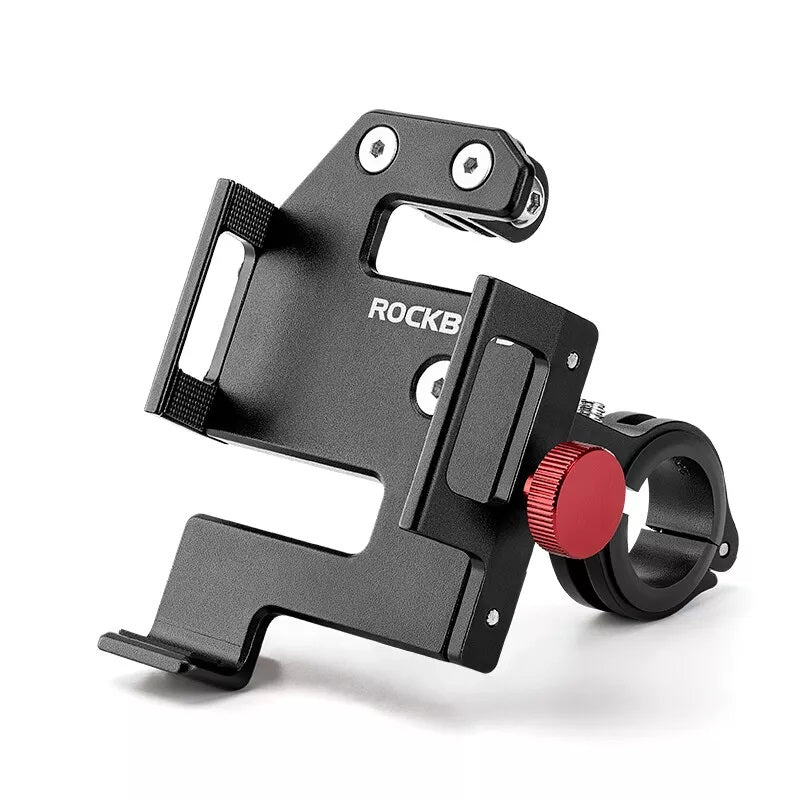Soporte para teléfono móvil de bicicleta ROCKBROS, soporte para teléfono con manillar para teléfono inteligente de 4,7-7,09 pulgadas