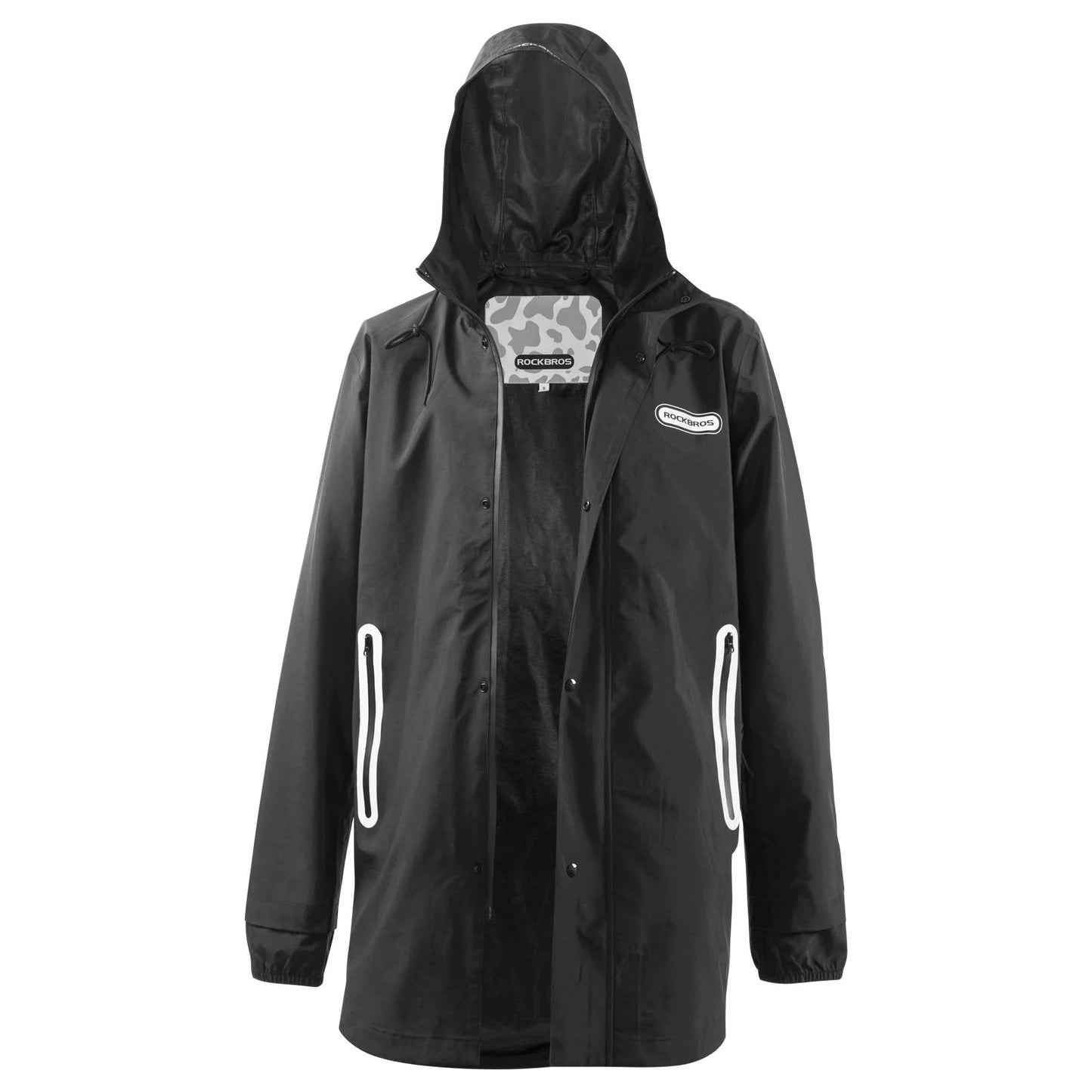 ROCKBROS Chubasquero Impermeable Cortaviento Mujer Hombre