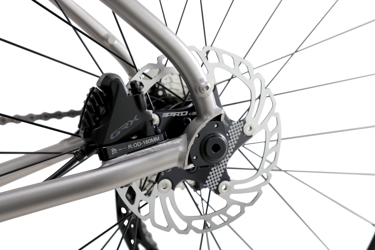 RINOS Atlas 1. Bici de Gravel de Titanio Shimano GRX400