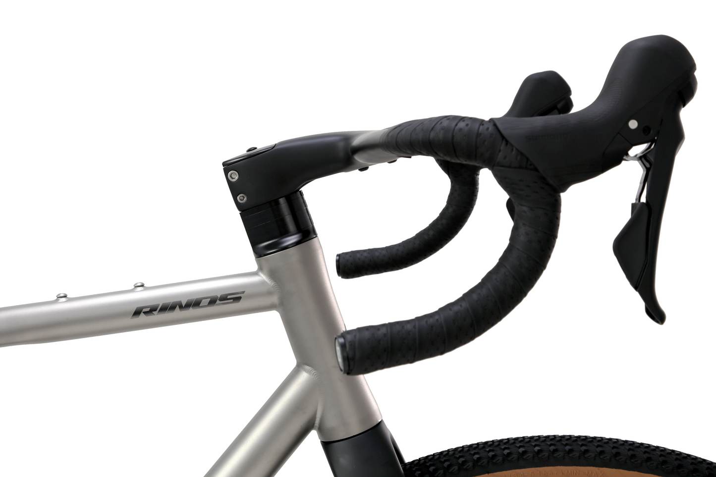 RINOS Atlas 5. Bici de Gravel de Titanio Shimano GRX820