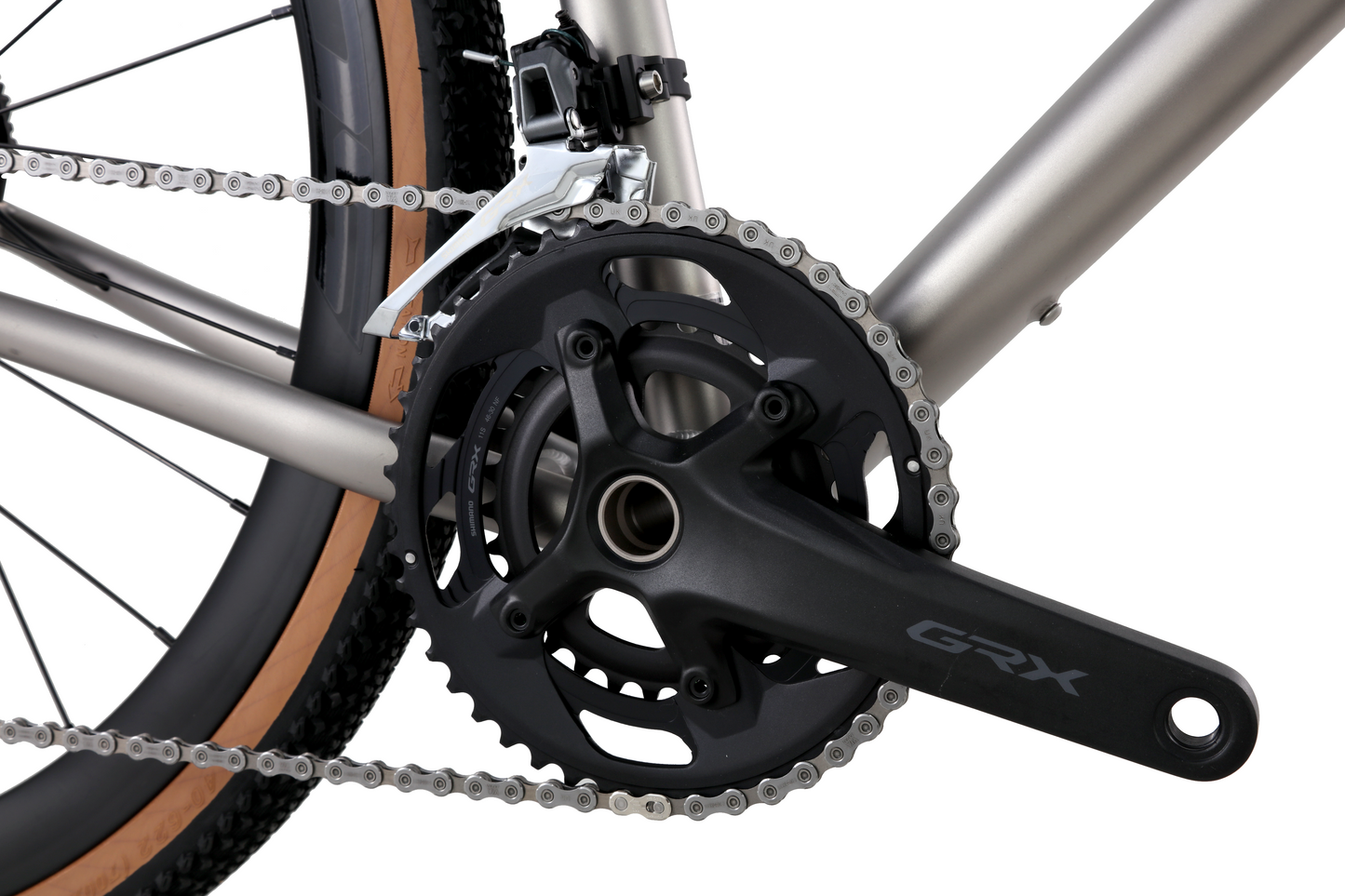 RINOS Atlas 5. Bici de Gravel de Titanio Shimano GRX820