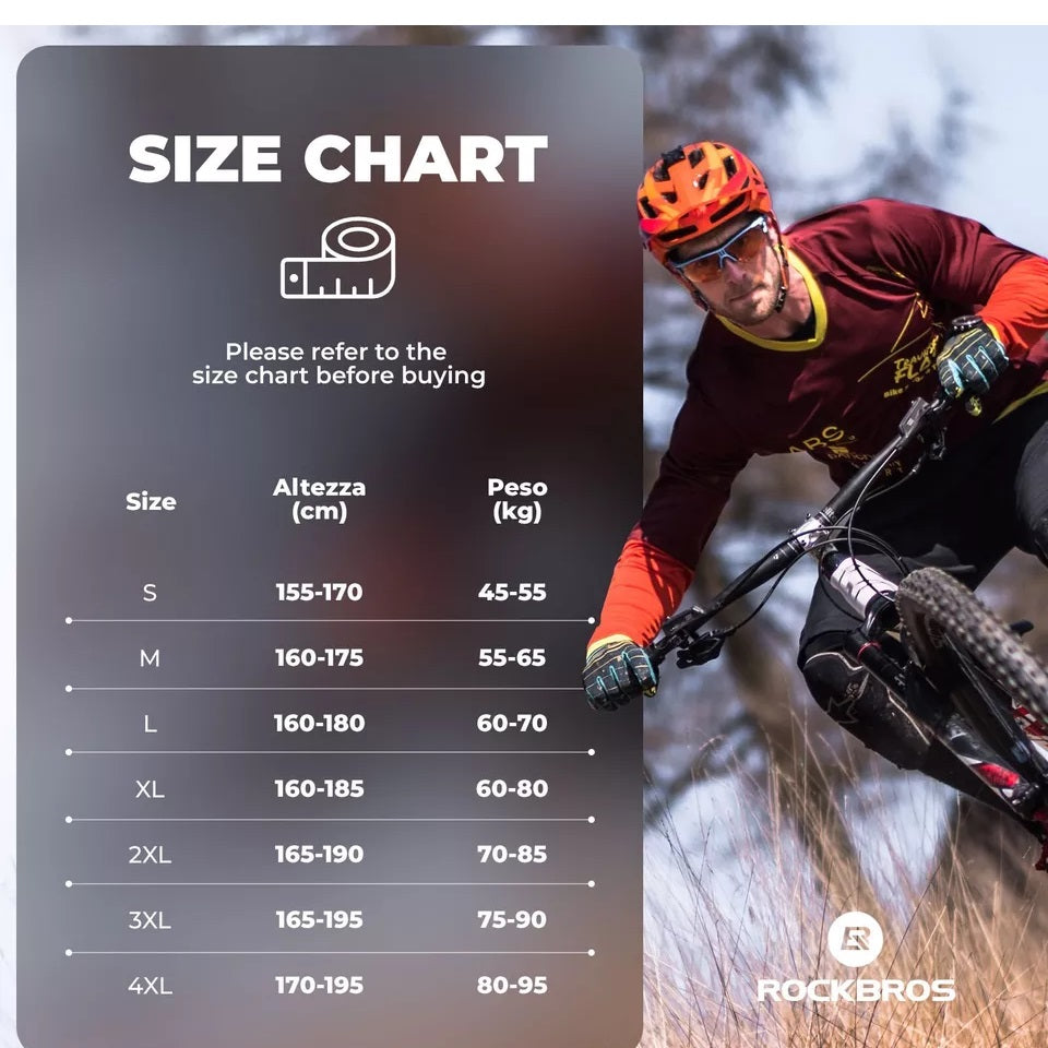 ROCKBROS Pantalones de ciclismo para hombre, pantalones largos de compresión con bolsillos, mallas acolchadas, pantalones de ciclismo elásticos y transpirables con acolchado para el asiento para otoño/primavera