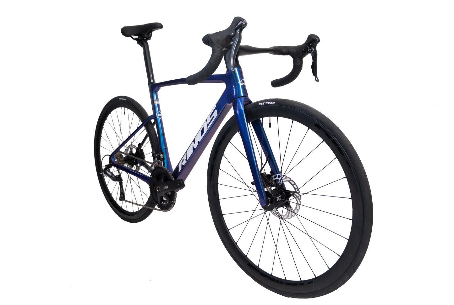 RINOS Bicicleta de carretera de carbono 700C Shimano SORA R3000 18 velocidades Odin1.0