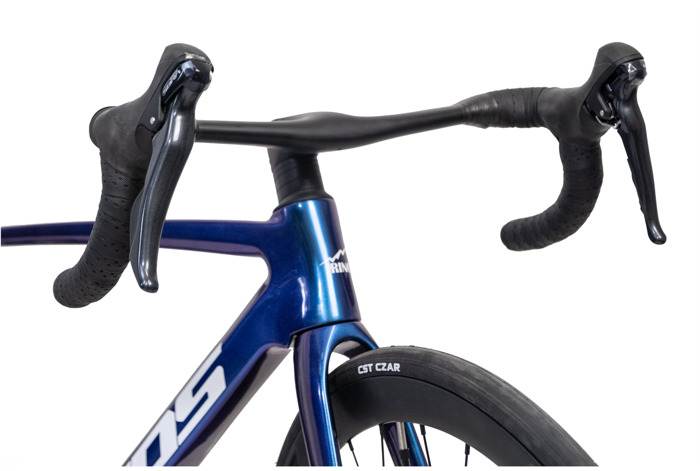 RINOS Bicicleta de carretera de carbono 700C Shimano SORA R3000 18 velocidades Odin1.0