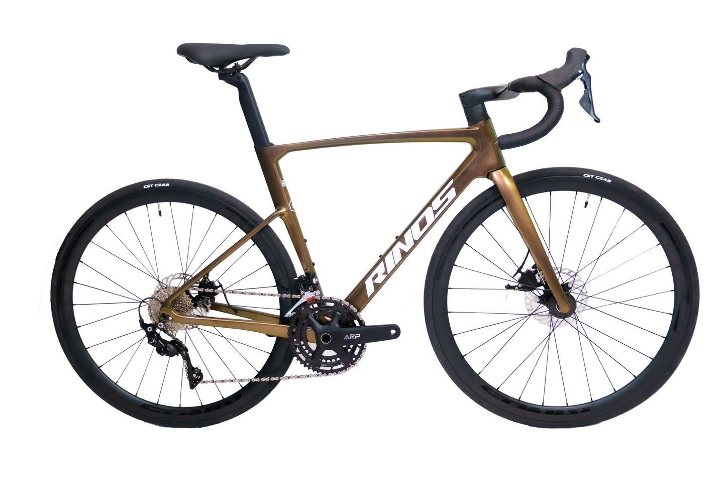 RINOS Bicicleta de carretera de carbono 700C Shimano SORA R3000 18 velocidades Odin1.0