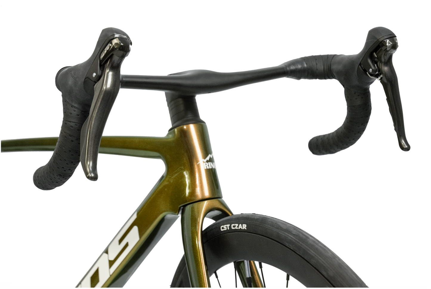 RINOS Bicicleta de carretera de carbono 700C Shimano SORA R3000 18 velocidades Odin1.0