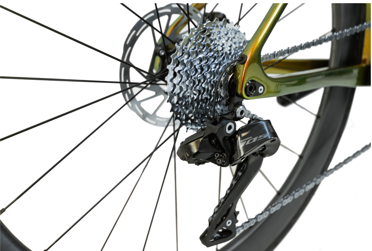 RINOS Bicicleta de carretera de carbono Odin 6.1 700 C Shimano 105 Di2 R7150 24 velocidades