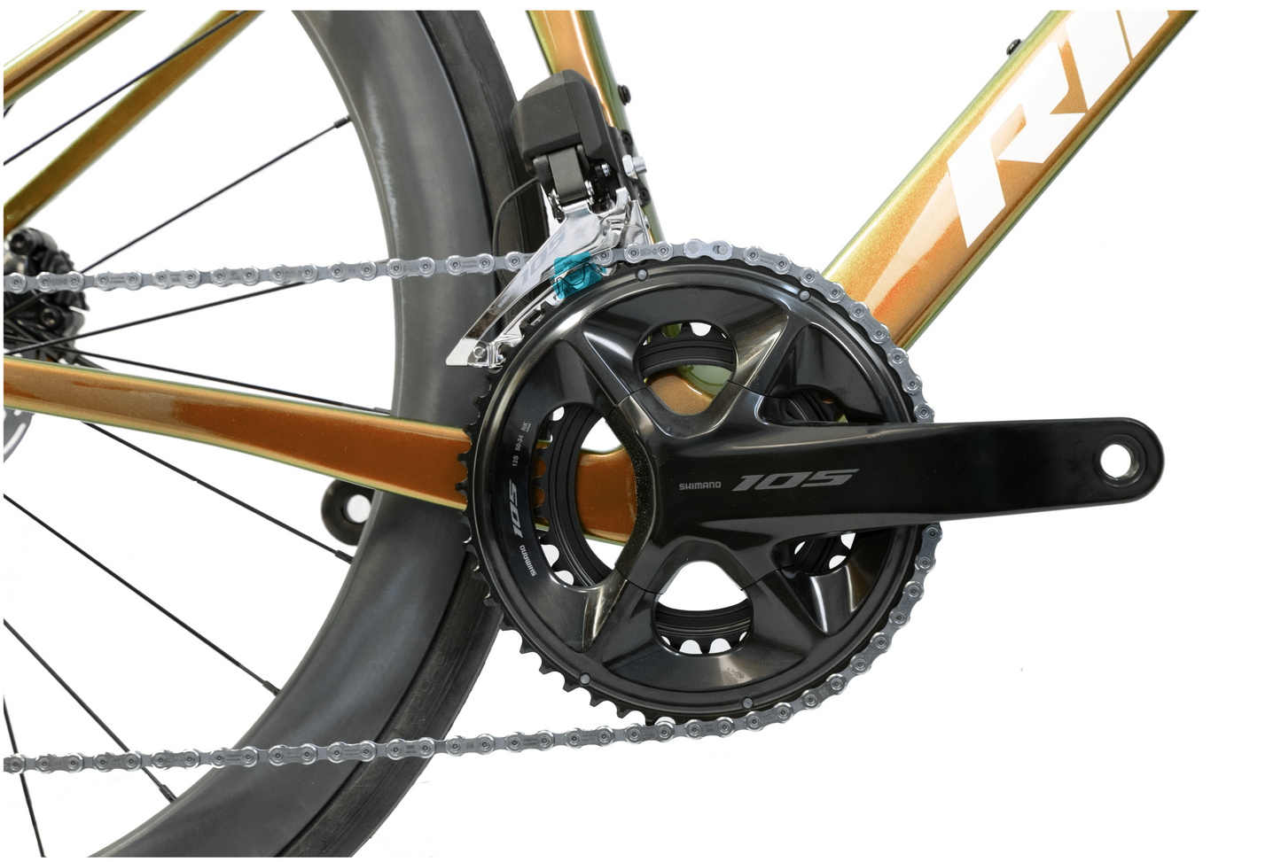 RINOS Bicicleta de carretera de carbono Odin 6.1 700 C Shimano 105 Di2 R7150 24 velocidades