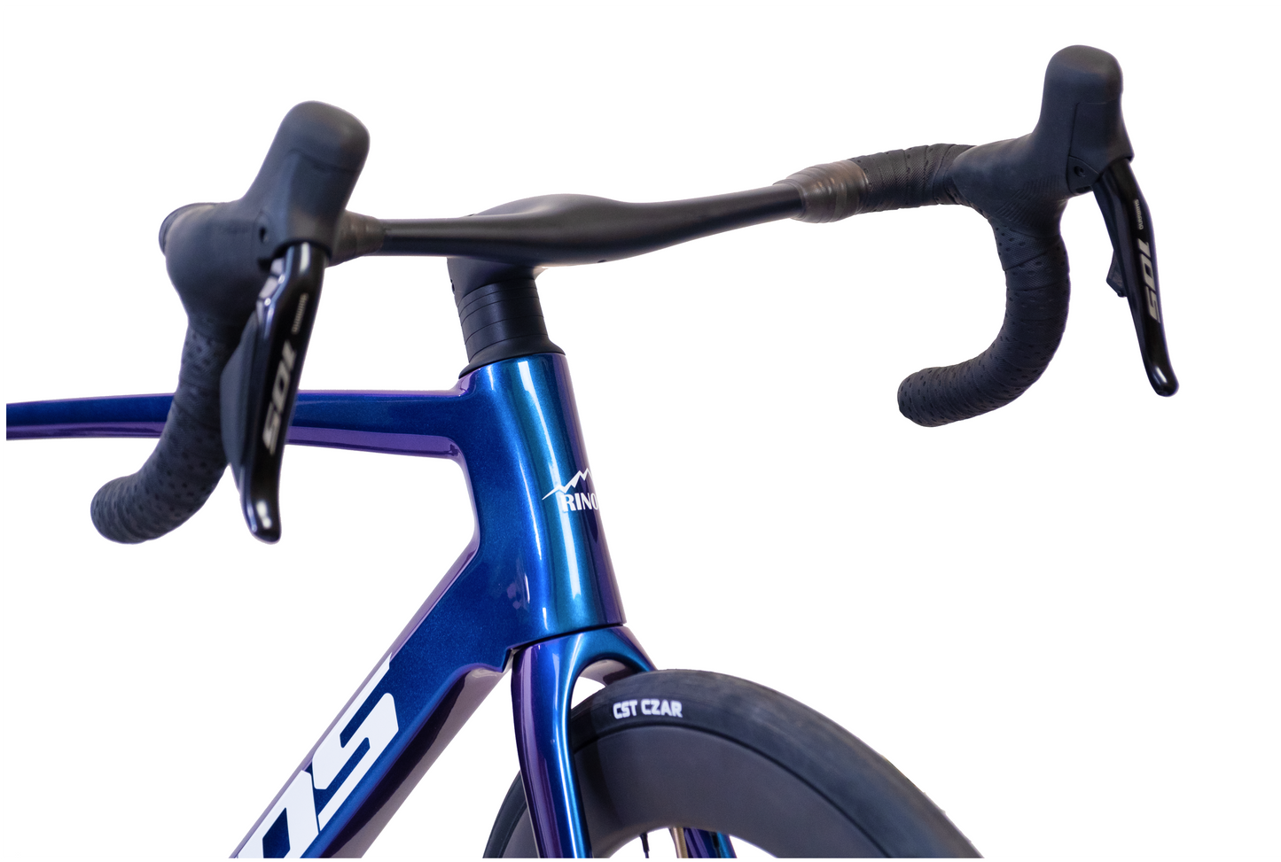 RINOS Bicicleta de carretera de carbono Odin 6.1 700 C Shimano 105 Di2 R7150 24 velocidades