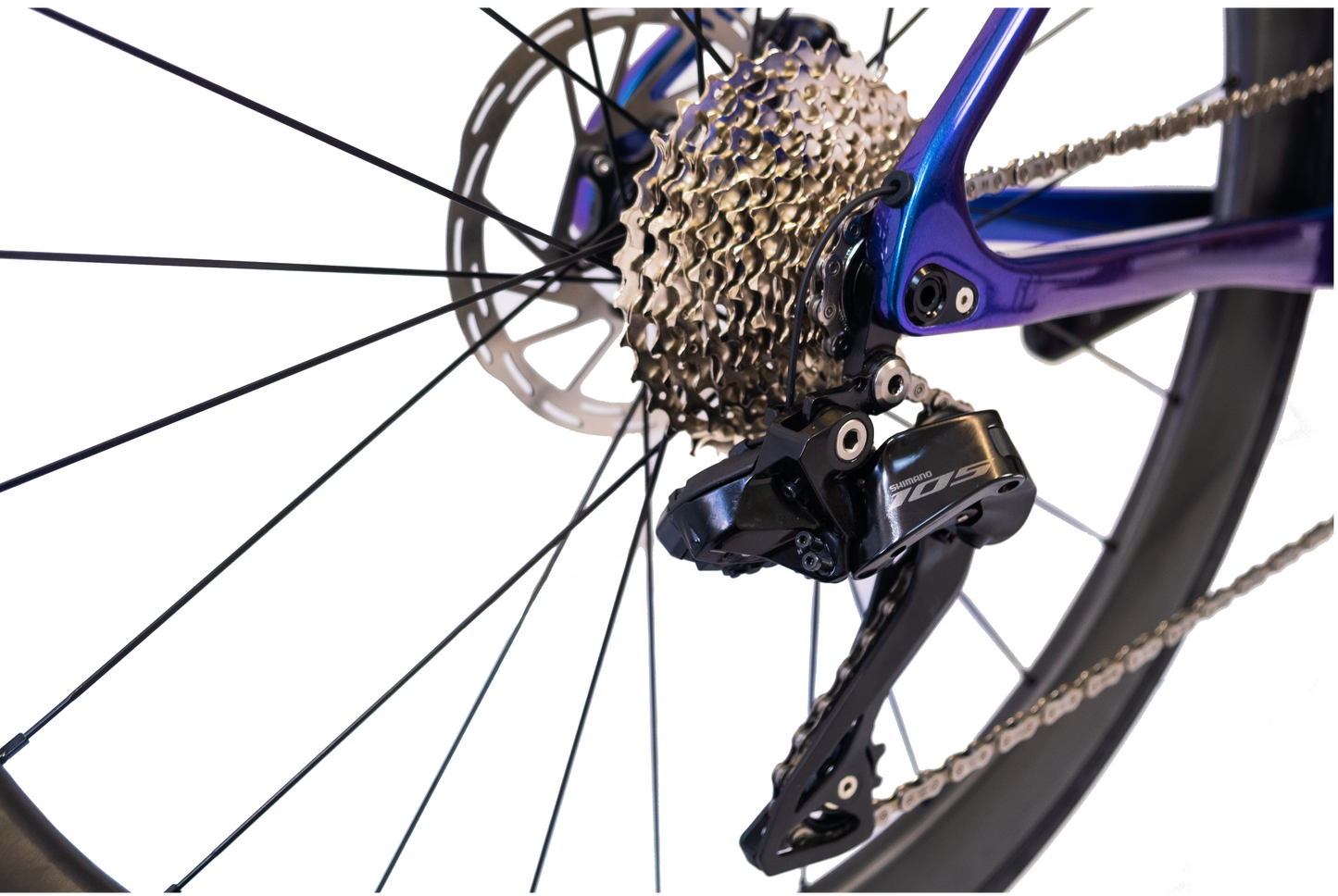 RINOS Bicicleta de carretera de carbono Odin 6.1 700 C Shimano 105 Di2 R7150 24 velocidades