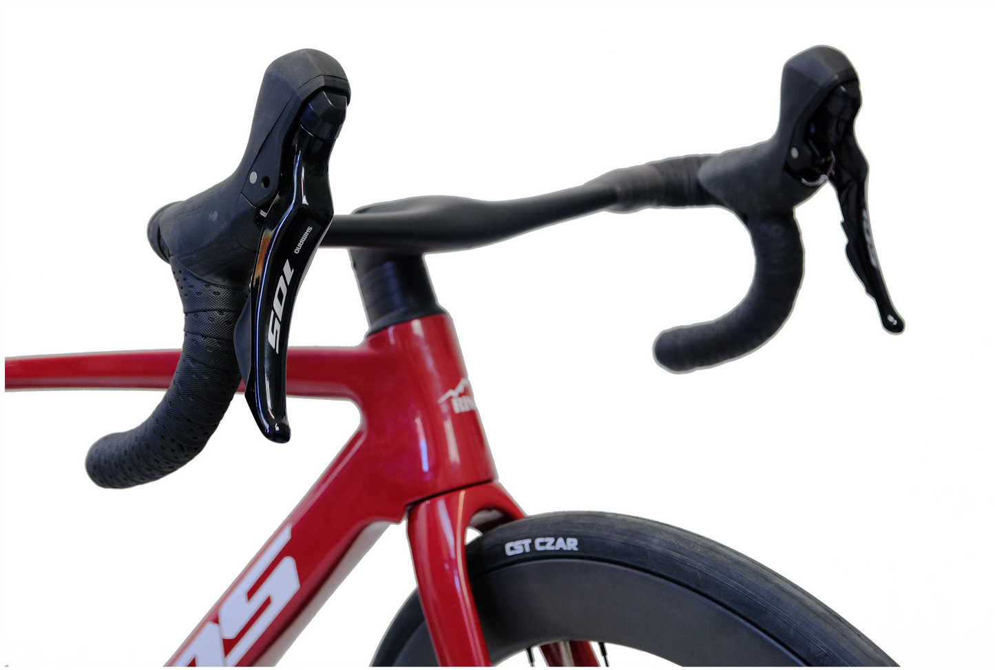 Bicicleta de carretera RINOS con cuadro de fibra de carbono, Odin 4.1, Shimano 105 ST-R7120, 24 marchas