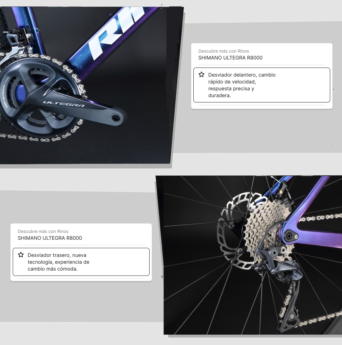 Bicicleta Gravel Carbono RINOS Sandman5.0 Shimano R8000 Ultegra