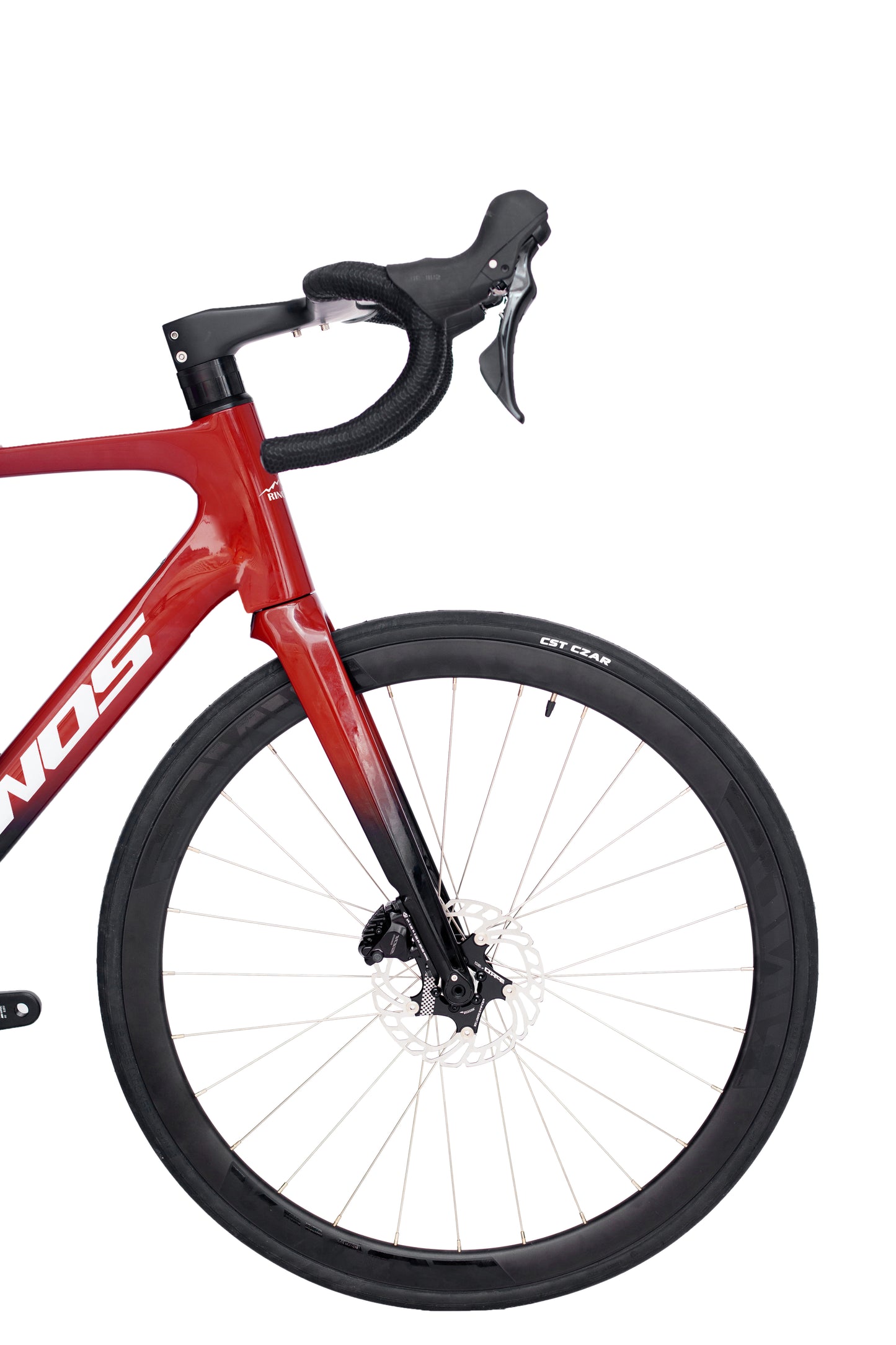 RINOS Bicicleta de carretera de carbono 700C Shimano 105 R7120 24 velocidades Odin4.0