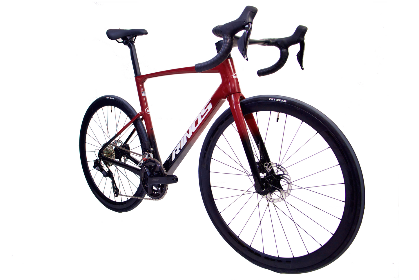 RINOS Bicicleta de carretera de carbono Odin 6 700 C Shimano 105 Di2 R7150 24 velocidades