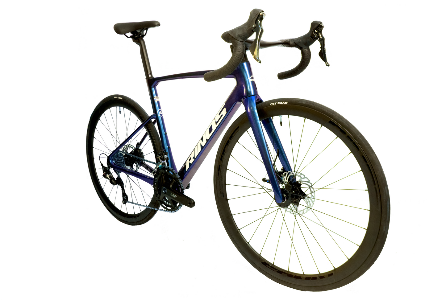 RINOS Bicicleta de carretera de carbono 700C Shimano 105 R7000 22 velocidades Odin3.0