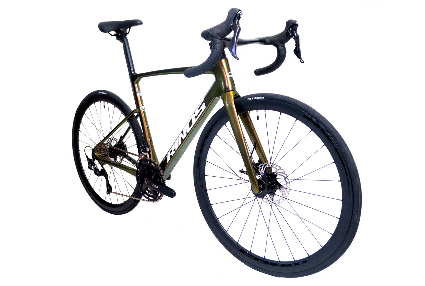 RINOS Bicicleta de carretera de carbono 700C Shimano 105 R7000 22 velocidades Odin3.0