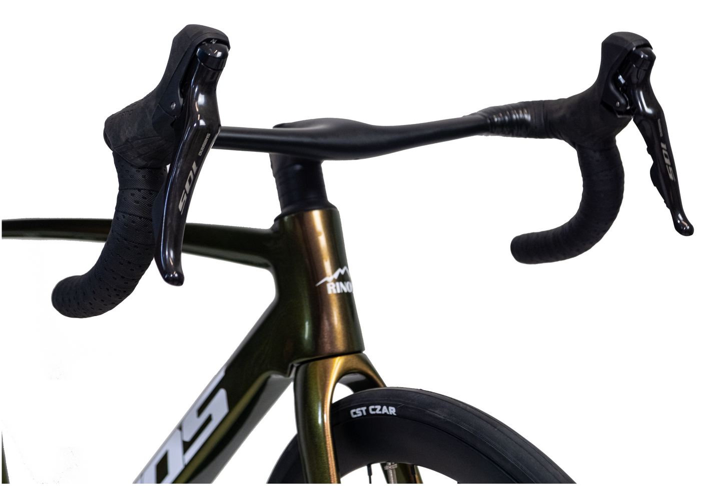 RINOS Bicicleta de carretera de carbono 700C Shimano 105 R7000 22 velocidades Odin3.0