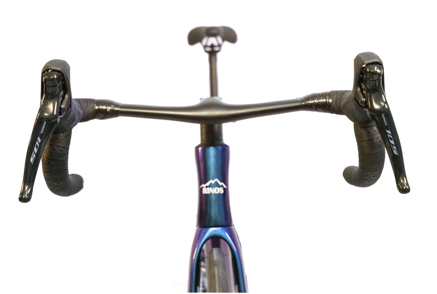 RINOS Bicicleta de carretera de carbono 700C Shimano 105 R7000 22 velocidades Odin3.0