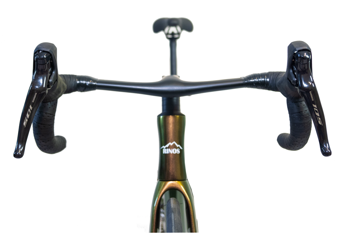 RINOS Bicicleta de carretera de carbono 700C Shimano 105 R7000 22 velocidades Odin3.0