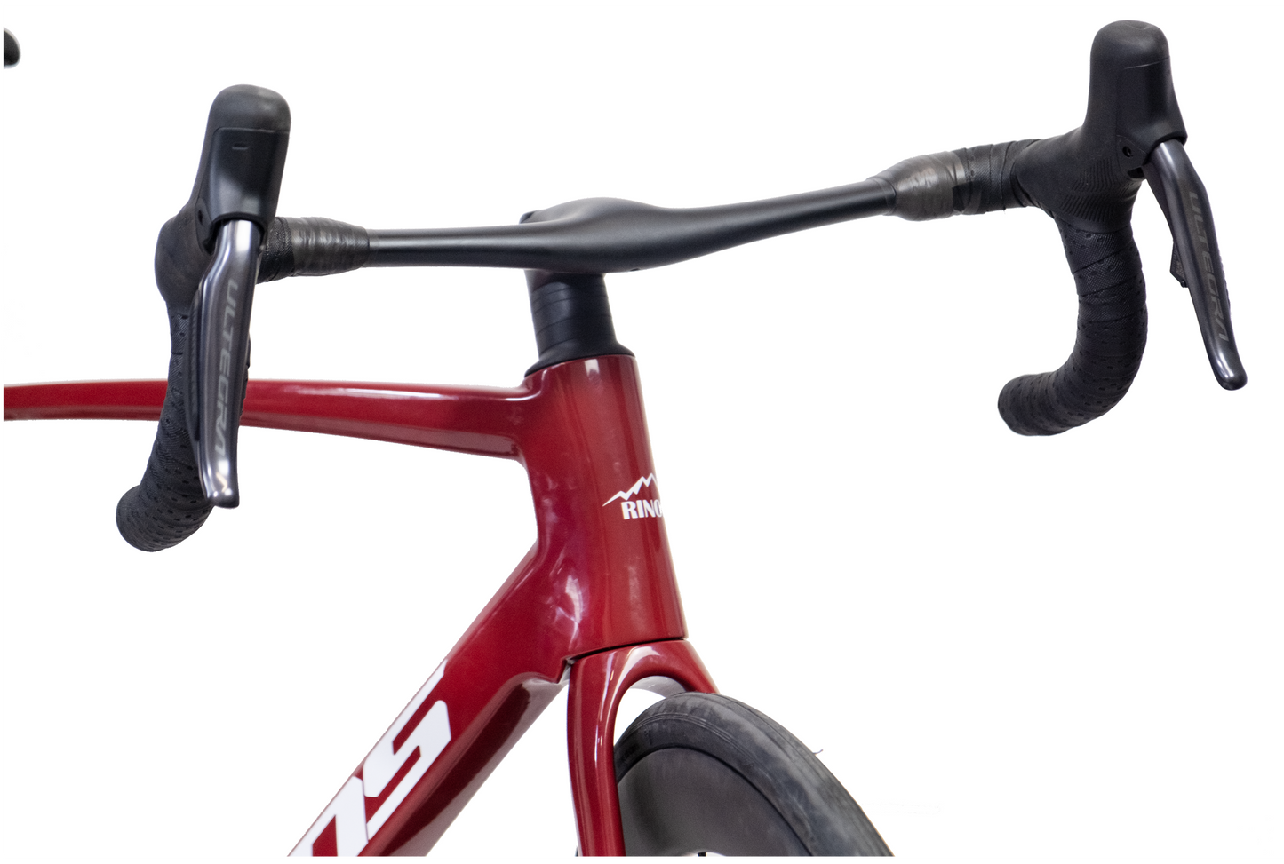 RINOS bicicleta de carretera de carbono Odin 7.1 Shimano Ultegra Di2 roja XS con ruedas de carbono, 24 velocidades