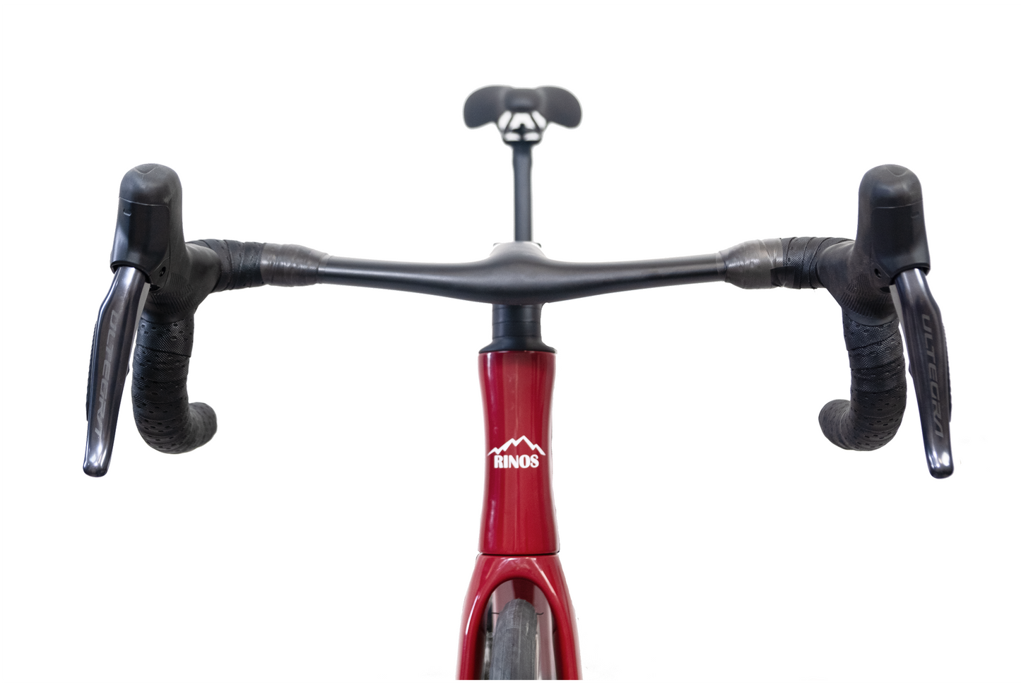 RINOS bicicleta de carretera de carbono Odin 7.1 Shimano Ultegra Di2 roja XS con ruedas de carbono, 24 velocidades