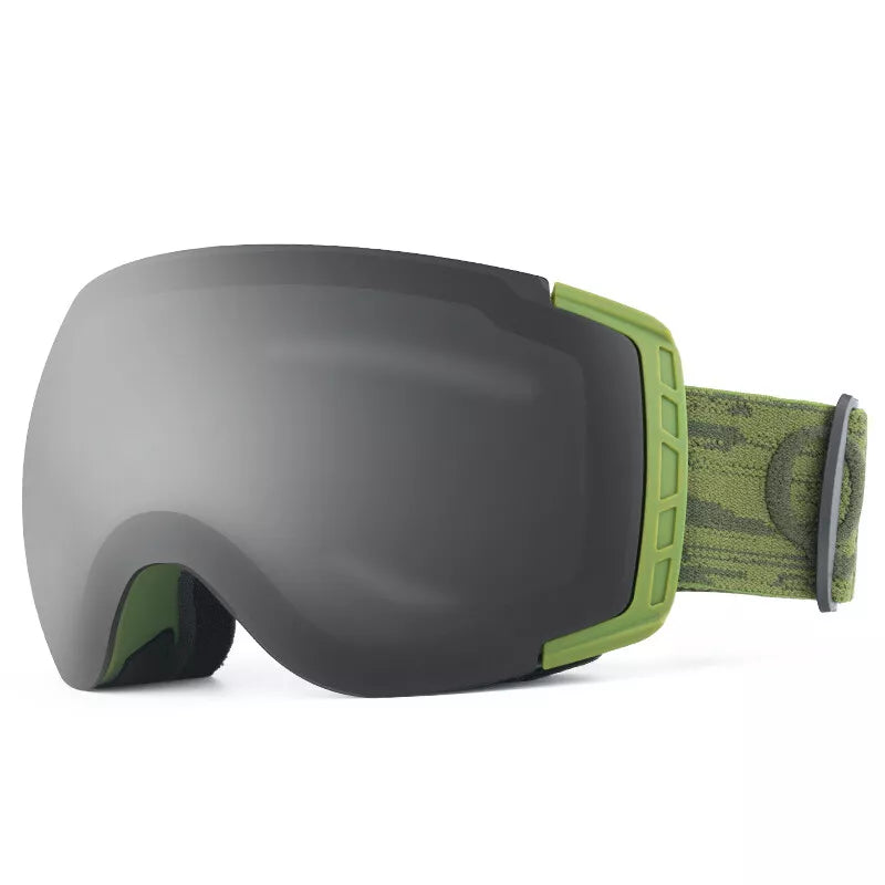 Gafas de esquí Qunature, gafas de snowboard, antivaho UV400 mujeres/hombres para usuarios de gafas