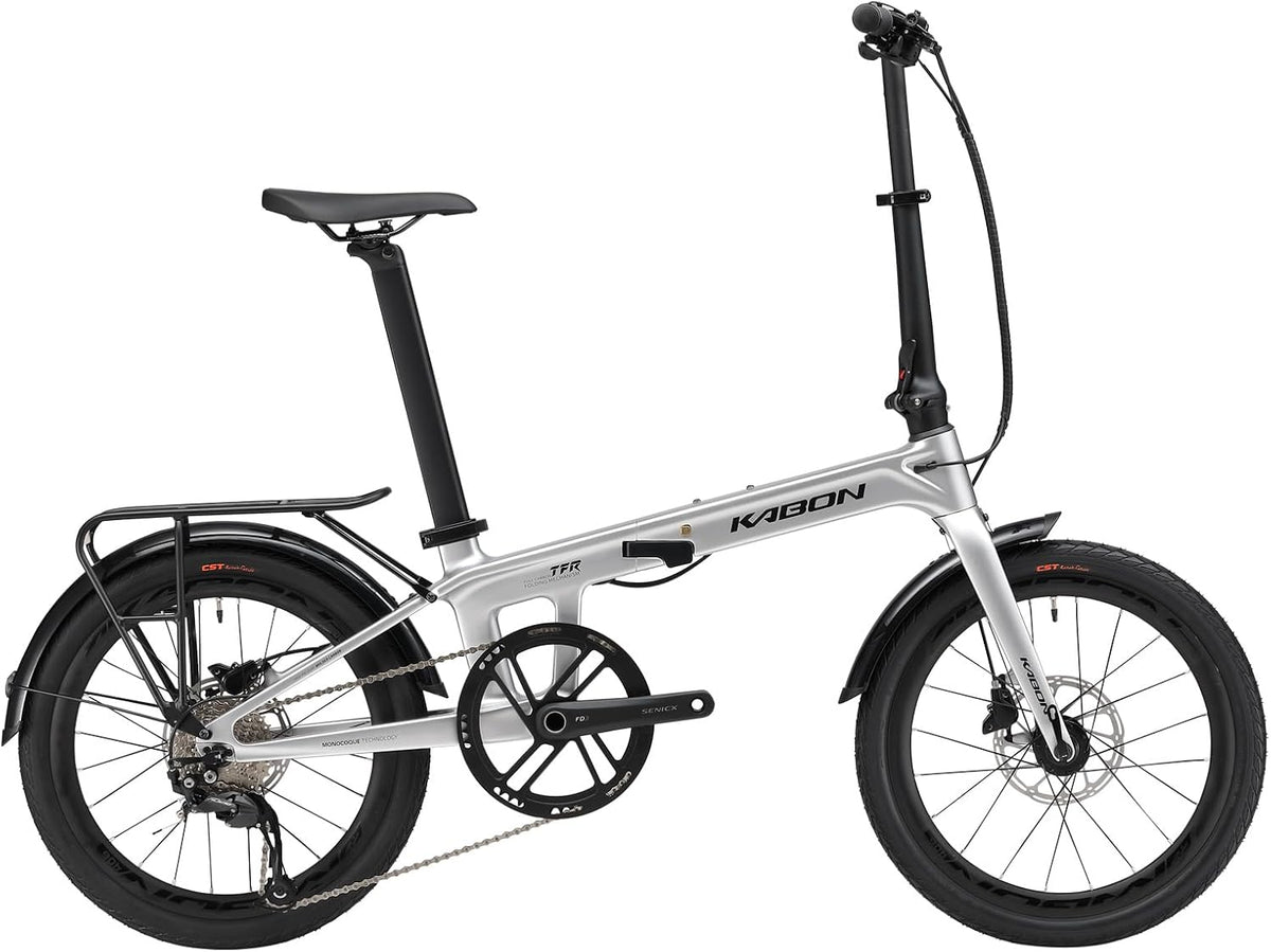 KABON Ciudad Bicicleta plegable de carbono 20 pulgadas Shimano ALTUS 9 Velocidades