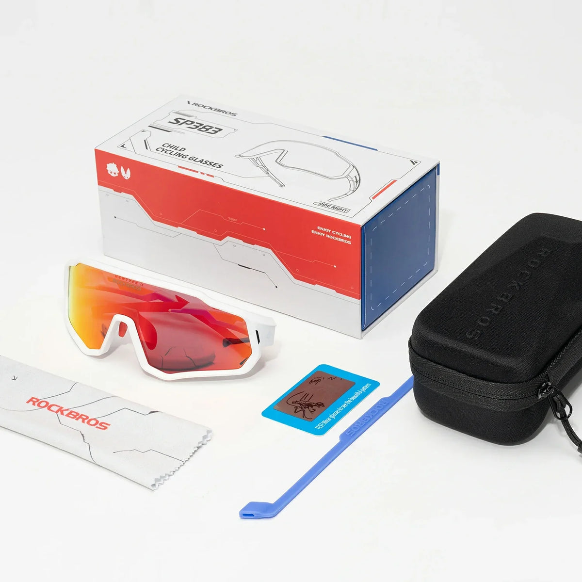 ROCKBROS Gafas de sol para niños de bicicleta - Polarizadas/Fotocromáticas con protección UV400