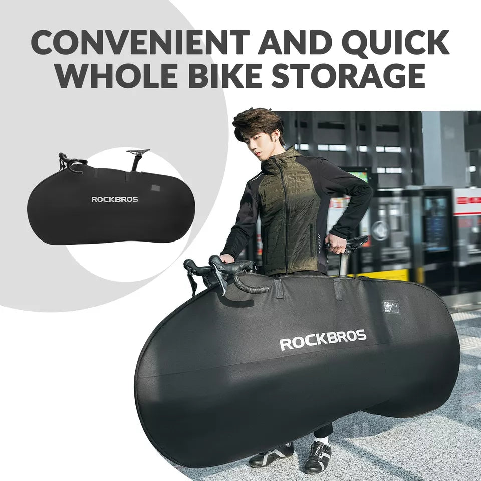 Bolsa de transporte de bicicleta ROCKBROS para 1 bicicleta de hasta 26 pulgadas bolsa de almacenamiento MTB