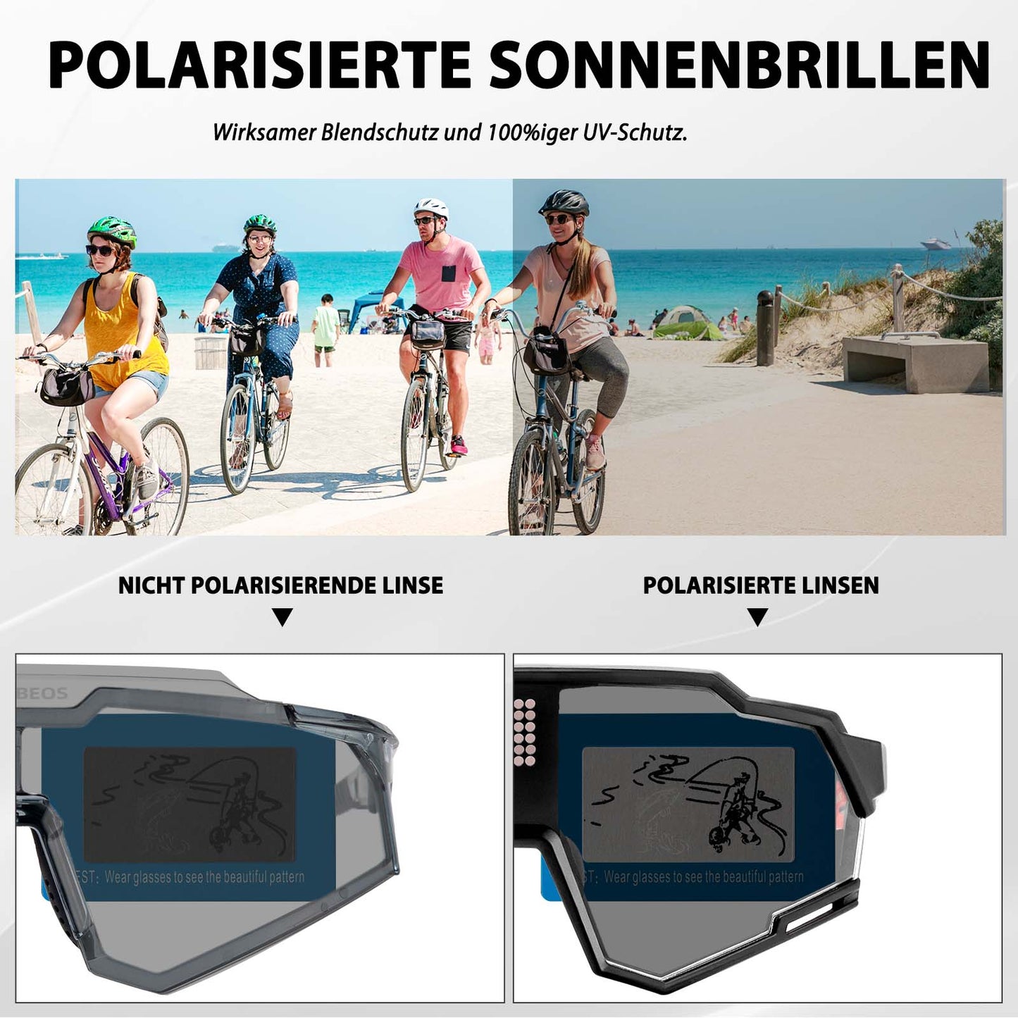 Gafas fotocromáticas electrónicas, gafas de ciclismo inteligentes ROCKBROS