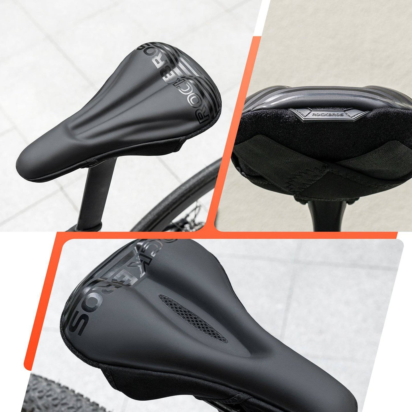 Funda para sillín de bicicleta con acolchado de gel suave ROCKBROS