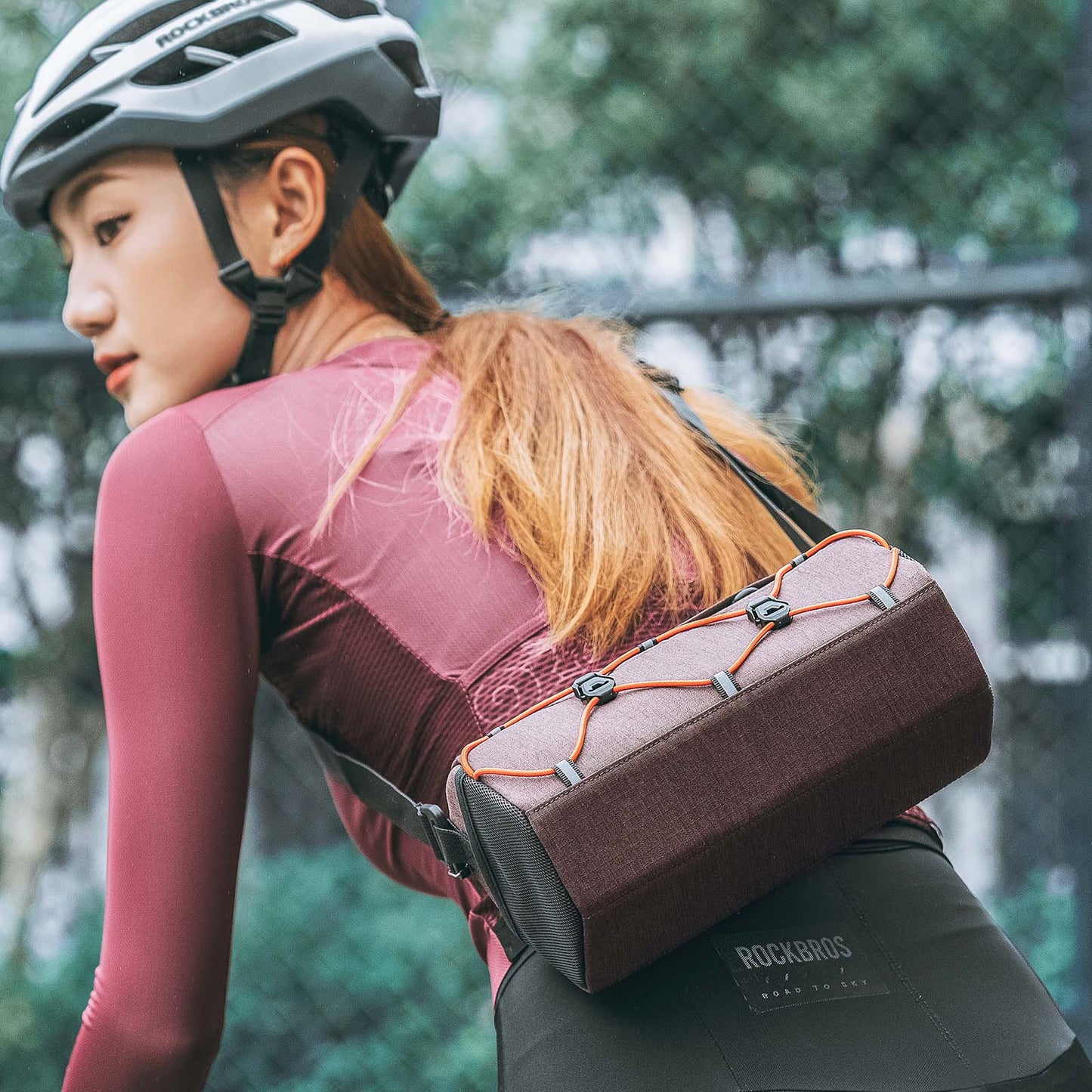 Bolsa para manillar de bicicleta de 2,2 L con bandolera en 6 colores ROCKBROS