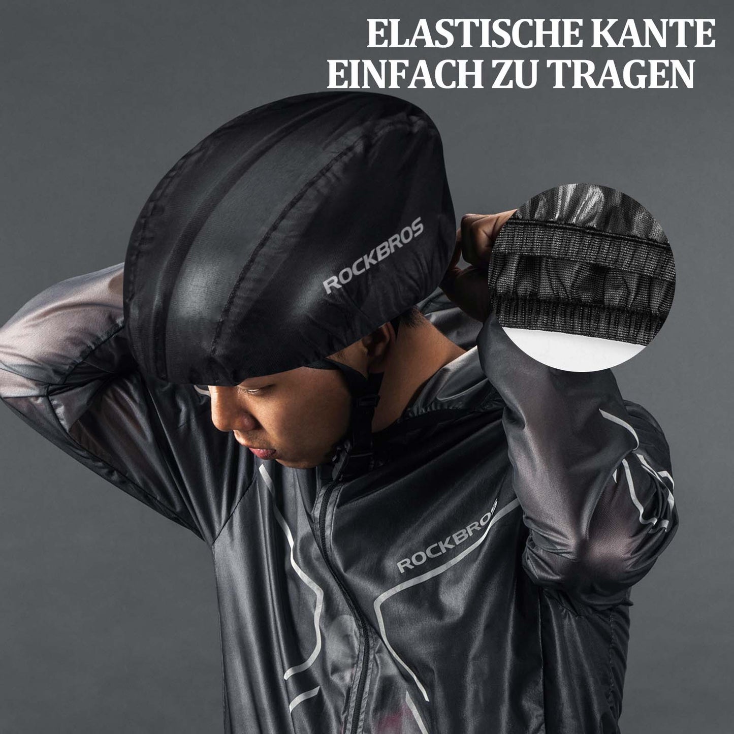 Funda impermeable y antipolvo para cascos de bicicleta, ROCKBROS