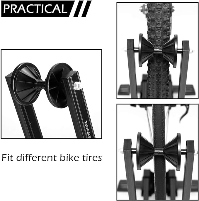 Soporte para bicicleta ROCKBROS soporte para rueda trasera soporte de exposición soporte para bicicleta plegable de aluminio