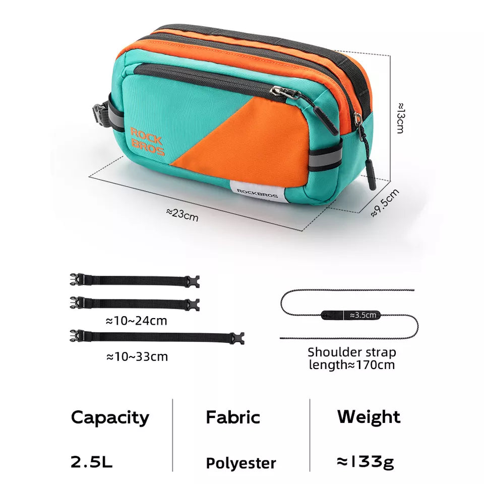 Bolsas para manillar de bolsa de bicicleta ROCKBROS