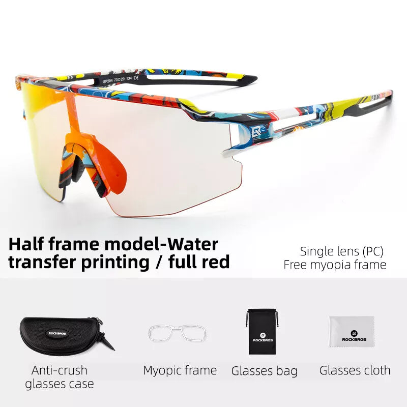 ROCKBROS Gafas de sol polarizadas/fotocromáticas Gafas de ciclismo Bicicleta UV400 UNISEX