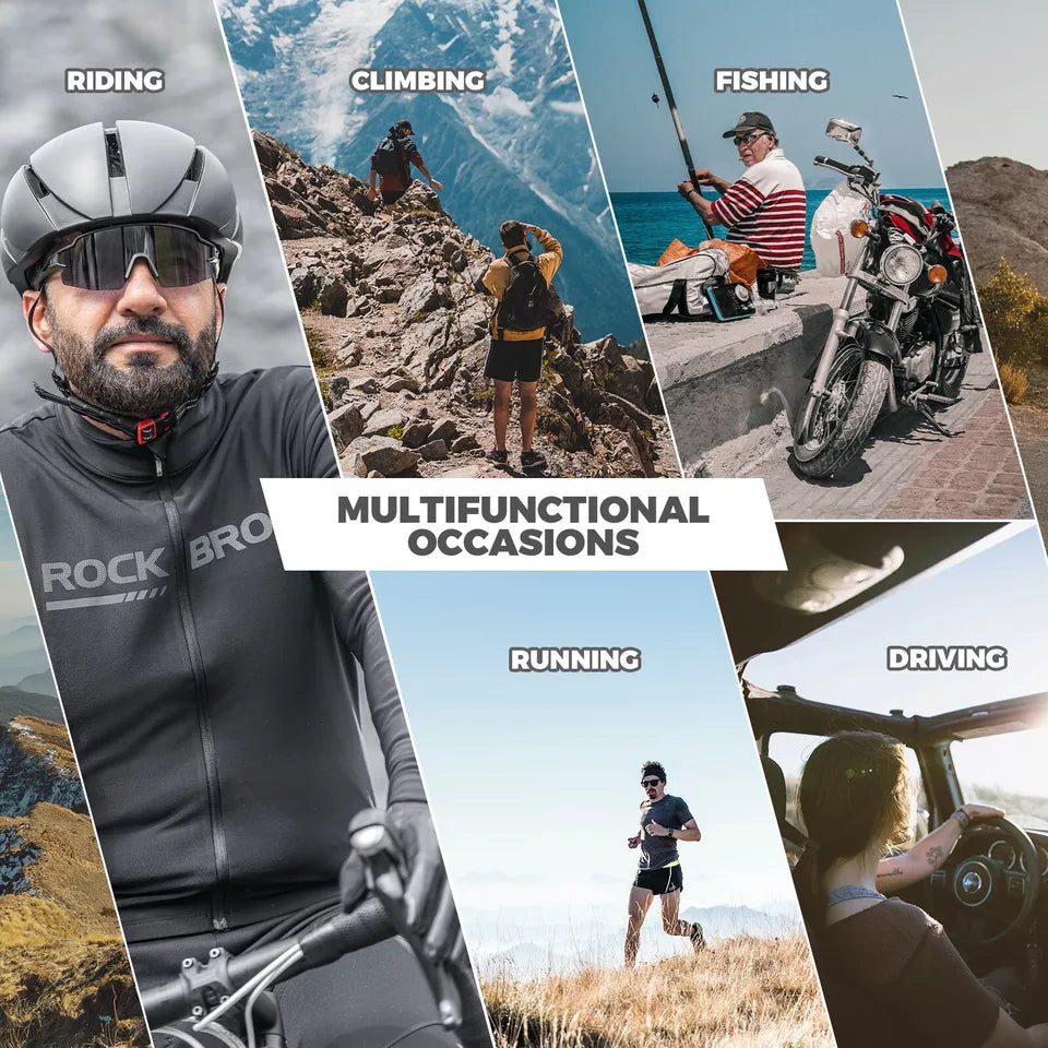 ROCKBROS Gafas de sol polarizadas/fotocromáticas Gafas de ciclismo Bicicleta UV400 UNISEX