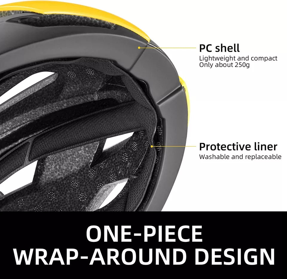 Casco de bicicleta ROCKBROS para mujeres y hombres casco de ciclismo casco protector de 4 colores M/L 55-61 cm