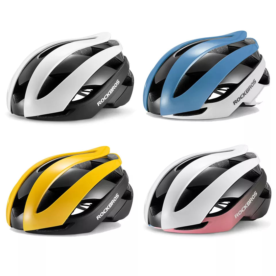 Casco de bicicleta ROCKBROS para mujeres y hombres casco de ciclismo casco protector de 4 colores M/L 55-61 cm