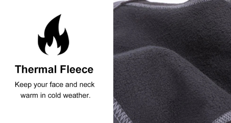 ROCKBROS Invierno Balaclava Capucha Motocicleta Media Máscara Bufanda Bicicleta