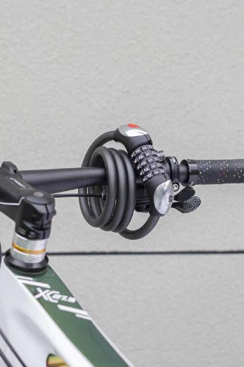 ROCKBROS candado de bicicleta 120cm/180 cm con combinación de 5 piezas acero