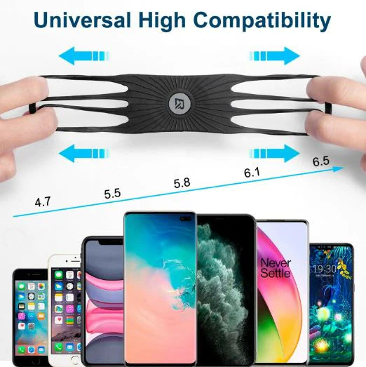 ROCKBROS Soporte de móvil para bicicleta giratorio 360° para Smartphone de 4.0-6.8 pulgadas