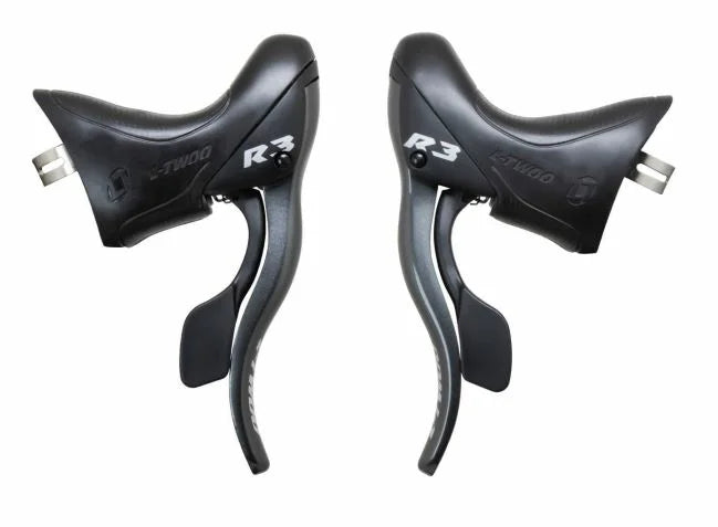 LTWOO Palanca de cambio izquierda con palanca de freno de aleación para 2*8 velocidades con mancha de 1800mm sin cable