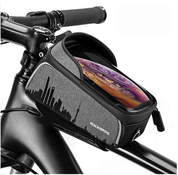 ROCKBROS 017-5 Bolsa impermeable para teléfono móvil de hasta 6,5 pulgadas