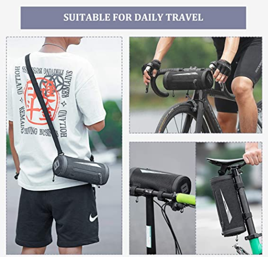 ROCKBROS 041B Bolsa de manillar Soporte para teléfono móvil de bicicleta aprox. 2L