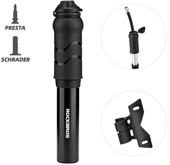 ROCKBROS 810PCS-HP Mini Bomba de Aire para Bicicletas 100 PSI