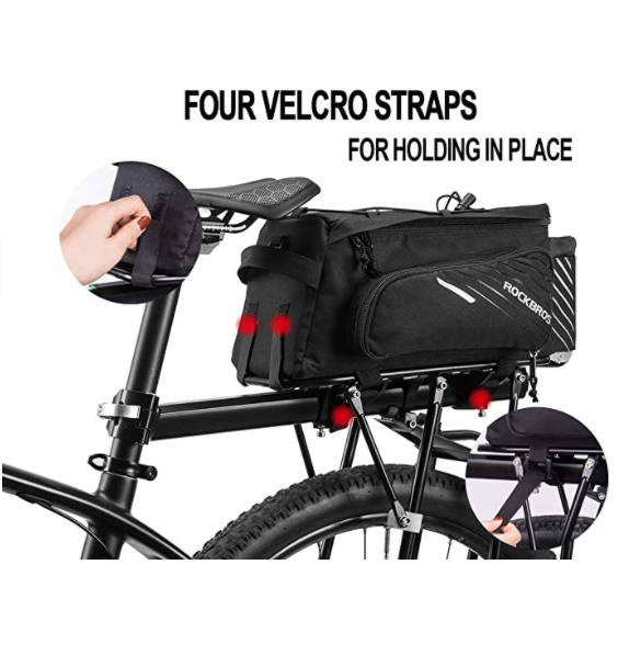 ROCKBROS A9-BK Bolsa plegable lateral 9-12L
