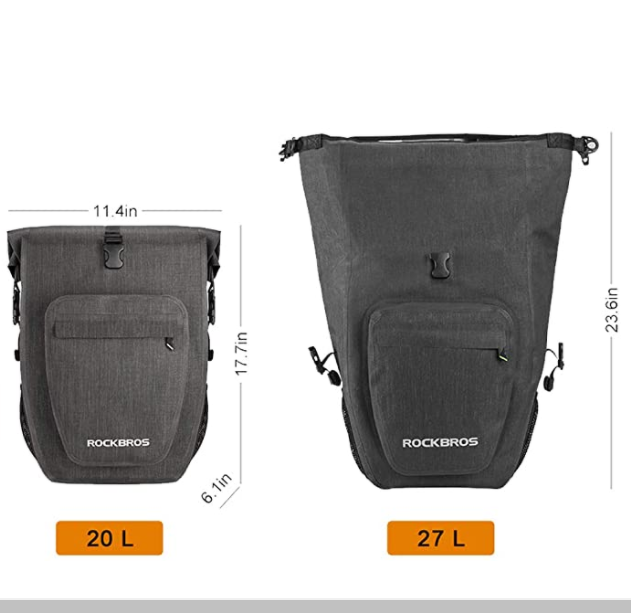ROCKBROS AS-001-2BK Bolsa para bicicletas 20-27L