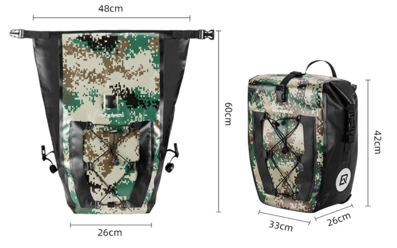 ROCKBROS AS-002-1 Bolsa para bicicletas 27 L Bolsa de transporte